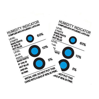 Karta 3-bodového indikátora vlhkosti bez dichloridu kobaltnatého